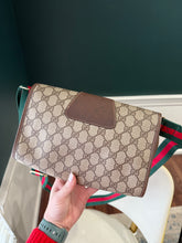 Load image into Gallery viewer, Gucci Vintage GG web clutch