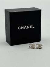 Load image into Gallery viewer, Chanel Crystal CC stud earrings