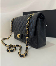 Load image into Gallery viewer, Chanel classic double flap medium caviar with GHW