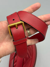 Load image into Gallery viewer, Gucci Marmont belt bag red - size 95