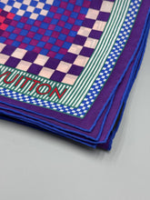 Load image into Gallery viewer, Louis Vuitton Lmt Ed Damier Multicolor silk scarf