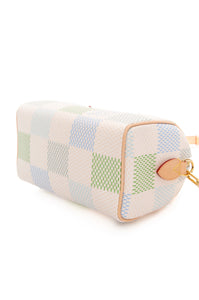 Louis Vuitton Speedy 20 Pistachio damierlicious bandouliere with strap