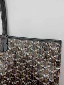 Goyard St. Louis PM black tote with pouch