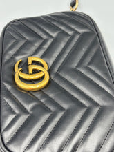 Load image into Gallery viewer, Gucci Small Marmont Camera crossbody black