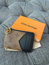 Load image into Gallery viewer, Louis Vuitton Romy card wallet reverse monogram