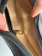 Load image into Gallery viewer, Gucci Black Marmont Half Moon crossbody on chain