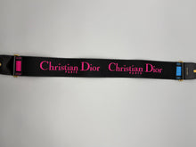 Load image into Gallery viewer, Dior Shoulder guitar strap pink/black/blue