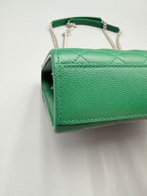 Load image into Gallery viewer, YSL Medium Emerald Green Cassandre flap on chain