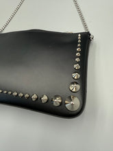 Load image into Gallery viewer, Christian Black loubila studded clutch