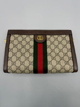 Load image into Gallery viewer, Gucci Medium GG Ophidia Clutch on chain