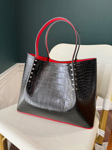 Christian Louboutin Cabarock alligator tote