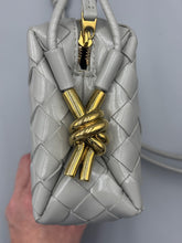 Load image into Gallery viewer, Bottega Veneta Mini Loop Knot pale green /grey crossbody