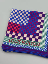 Load image into Gallery viewer, Louis Vuitton Lmt Ed Damier Multicolor silk scarf