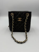 Load image into Gallery viewer, Chanel 22S Caviar Quilted Black Mini Bucket Crossbody Bag