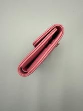 Load image into Gallery viewer, Chanel Trifold Pink Chevron boy wallet
