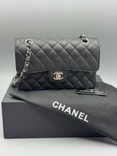 Load image into Gallery viewer, Chanel Black Double Flap Small Quilted Caviar bag