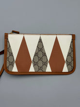 Load image into Gallery viewer, Gucci Rhombus gg print wristlet pouch