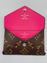 Load image into Gallery viewer, Louis Vuitton Kirigami Pink and monogram small card wallet set