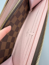 Load image into Gallery viewer, Louis Vuitton Clemence ebene wallet with rose ballerine