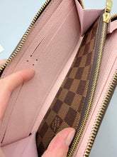 Load image into Gallery viewer, Louis Vuitton Clemence ebene wallet with rose ballerine