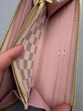 Load image into Gallery viewer, Bundle - Louis Vuitton Clemence wallet azur and LV Neverfull azur Pochette