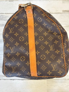 Louis Vuitton Keepall 55 Bandouliere bag with non braned strap