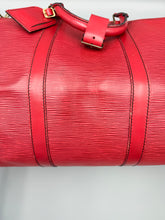 Load image into Gallery viewer, Louis Vuitton Keepall 50 red epi