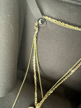 Load image into Gallery viewer, Chanel Champagne Gold CC Double Chain link necklace - 16 inch or 23 inch