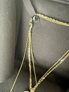 Chanel Champagne Gold CC Double Chain link necklace - 16 inch or 23 inch