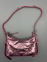 Load image into Gallery viewer, Givenchy Pink Metallic Mini Voyou bag - shoulder or crossbody