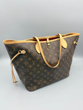 Load image into Gallery viewer, Louis Vuitton Neverfull MM monogram with red interior