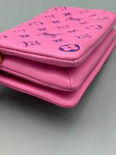 Load image into Gallery viewer, Louis Vuitton Pink and Purple Lambskin Coussin pouchette on chain