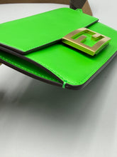 Load image into Gallery viewer, Fendi Mini Flat Baguette in Green