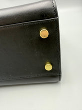 Load image into Gallery viewer, Saint Laurent Monogram Cabas Leather Black small tote with strap