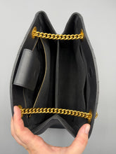 Load image into Gallery viewer, Louis Vuitton Black New Wave tote on chain