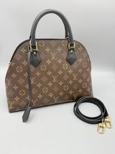 Load image into Gallery viewer, Louis Vuitton Alma BNB Monogram Canvas Black Top Handle with strap