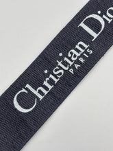 Load image into Gallery viewer, Dior Shoulder guitar strap blue and black