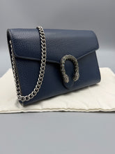Load image into Gallery viewer, Gucci Blue Dionysus Wallet on Chain crossbody