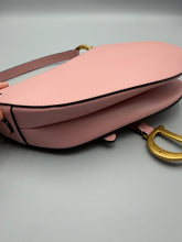 Load image into Gallery viewer, Christian Dior Pink Saddle bag with strap