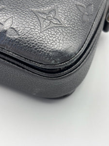 Louis Vuitton East West Pochette metis black empreinte monogram