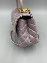 Load image into Gallery viewer, Chanel CoCo top handle Irredescent with strap light pink/lavender