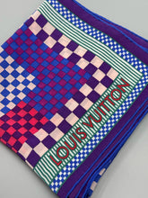 Load image into Gallery viewer, Louis Vuitton Lmt Ed Damier Multicolor silk scarf