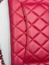 Load image into Gallery viewer, Chanel CC Fuschia Lambskin Wallet on Chain crossbody