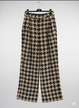 Load image into Gallery viewer, Chanel Tweed wide leg pleated pants - size 38