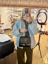 Load image into Gallery viewer, Louis Vuitton Athenee Opera black leather