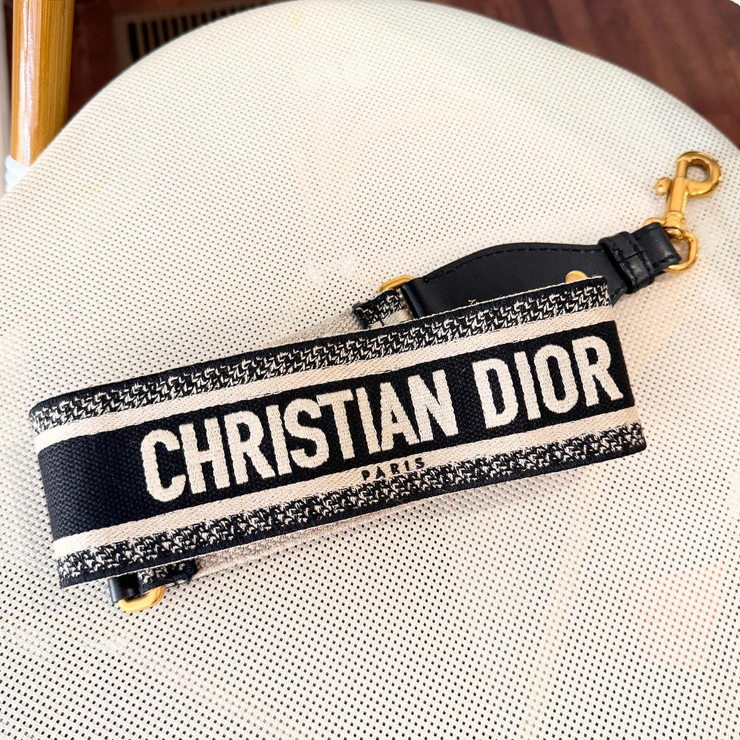 Dior oblique guitar strap