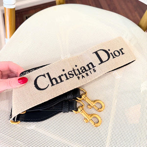 Dior oblique guitar strap