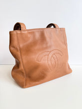 Load image into Gallery viewer, Chanel Brown Caviar Leather shoulder bag