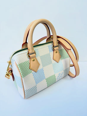 Louis Vuitton Speedy 20 Pistachio damierlicious bandouliere with strap