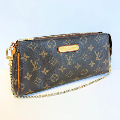 Louis Vuitton Eva Crossbody monogram with chain and strap